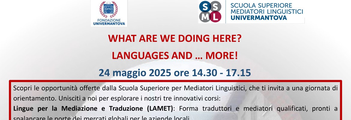 Open Day SSML 24/05/2025 - Compila il modulo per partecipare!