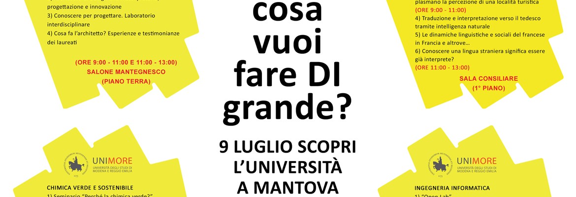 Open Day 09/07/2025