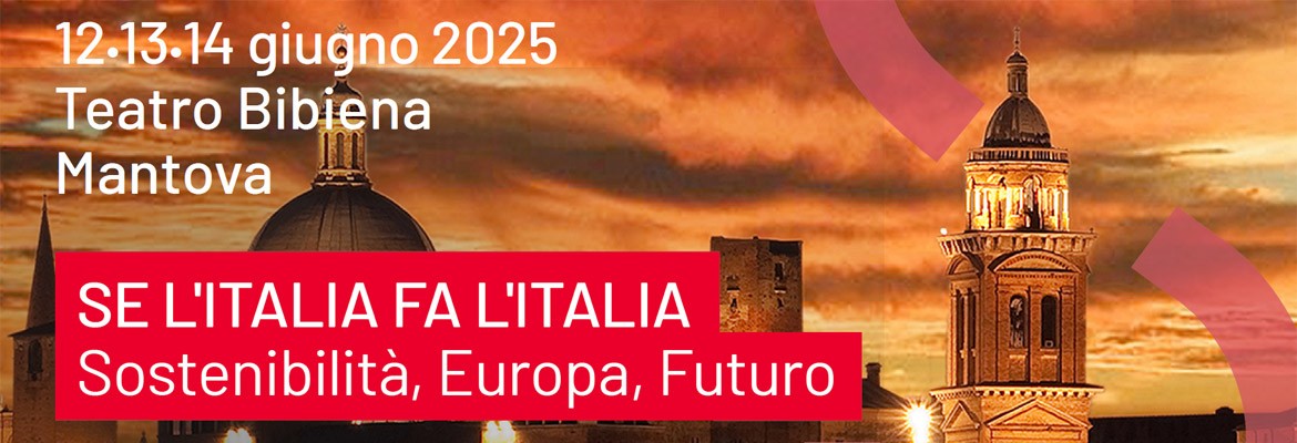 12/13/14 Giugno 2025: XXIII Seminario Estivo di Fondazione Symbola