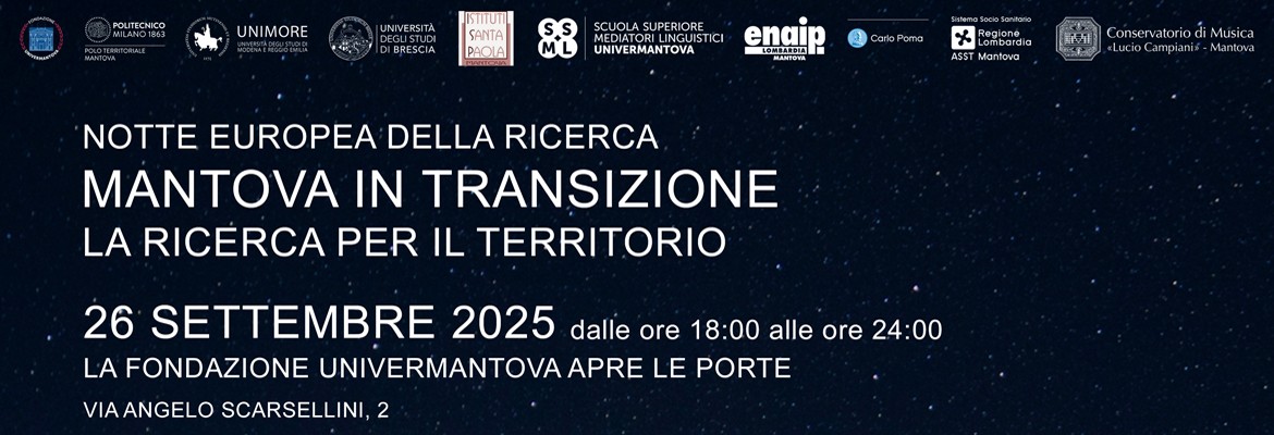 NOTTE EUROPEA DELLA RICERCA - 26/09/2025 DALLE 18:00 ALLE 24:00