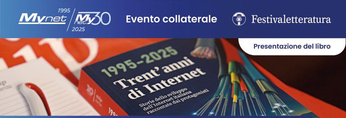 Festivaletteratura Mynet - Venerdì 05/09/2025 ore 18:15 Palazzo d'Arco