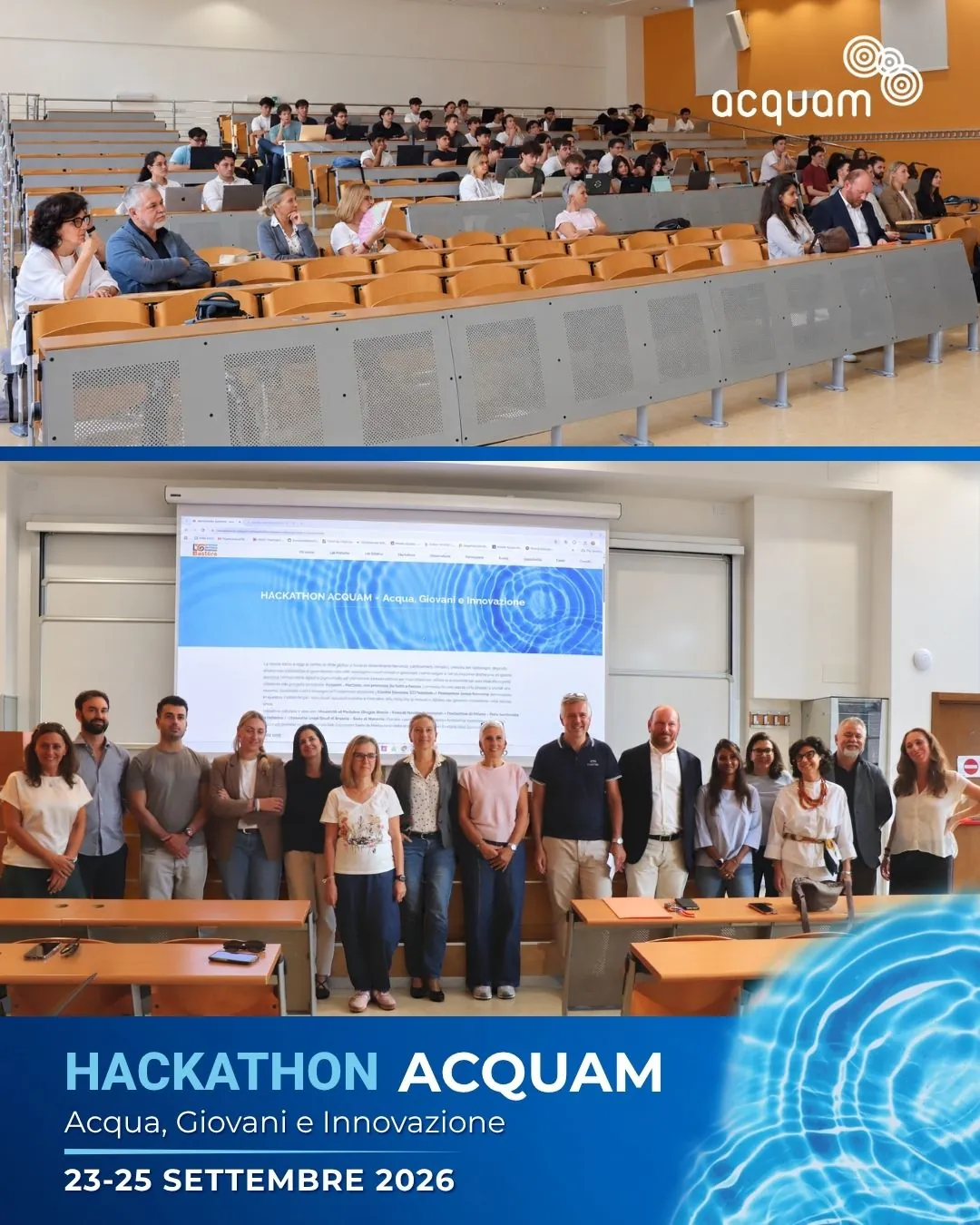 Avvio e aziende dell’Hackathon ACQUAM Avvio e aziende dell'Hackathon ACQUAM