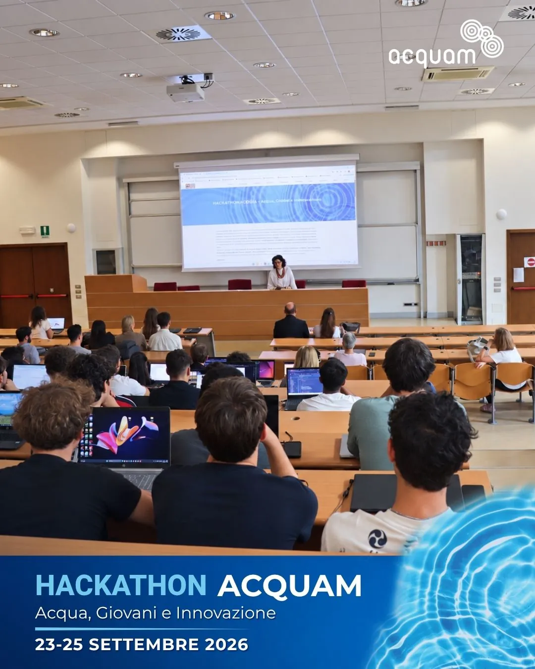 Avvio dell’Hackathon ACQUAM Avvio dell'Hackathon ACQUAM